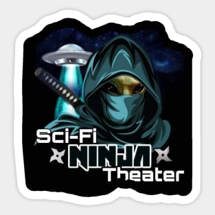 Ninja Alien Sticker